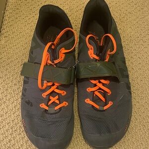 Men's Black, Green and Orange weightlifting Shoes